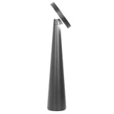 Angelina Battery Table Lamp Black By Zafferano - Side View