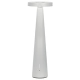 Angelina Battery Table Lamp Grey By Zafferano