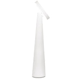 Angelina Battery Table Lamp White By Zafferano - Side View