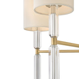 Anika Chandelier - Lacquered Brass