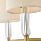 Anika Chandelier - Lacquered Brass