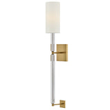Anika Large Single Light Sconce - Lacquered Brass - by Hinkley