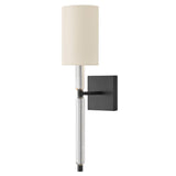 Anika Single Light Sconce - Small, Black