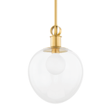 Anna Pendant Aged Brass Medium By Mitzi