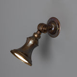 Antique Brass Accra Traditional Small Brass Spotlight by Mullan Lighting