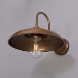 Antique Brass Darya Swan Neck Bathroom Wall Light By Mullan