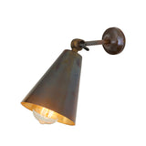 Antique Brass Moya Adjustable Brass Wall Light by Mullan Lighting
