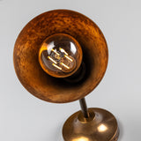 Antique Brass Moya Adjustable Brass Wall Light by Mullan Lighting