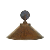 Antique Brass Nerissa Brass Bathroom Wall Light by Mullan Lighting