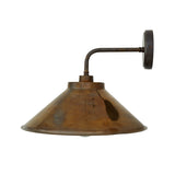 Antique Brass Nerissa Brass Bathroom Wall Light by Mullan Lighting