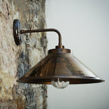 Antique Brass Nerissa Brass Bathroom Wall Light by Mullan Lighting Lifestyle