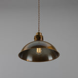 Antique Brass Paris Industrial Brass Pendant by Mullan Lighting