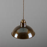 Antique Brass Paris Industrial Brass Pendant by Mullan Lighting