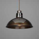 Antique Brass Paris Industrial Brass Pendant by Mullan Lighting
