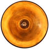 Antique Brass Paris Industrial Flush Ceiling Light by Mullan Lighting Zoomed View