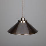 Antique Brass Rio Vintage Modern Brass Pendant Light by Mullan Lighting