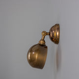 Antique Brass San Jose Adjustable Brass Wall Light by Mullan Lighting