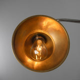 Antique Brass Sanford Vintage Brass Outdoor Sign Light by Mullan Lighting Details