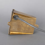 Antique Brass Without Backplate Wade Outdoor Brass Spotlight by Mullan Lighting Back View