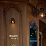Antique Brass Without Backplate Wade Outdoor Brass Spotlight by Mullan Lighting Lifestyle