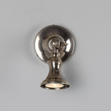 Antique Silver Accra Traditional Small Brass Spotlight by Mullan Lighting