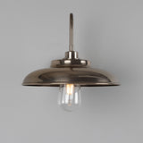Antique Silver Darya Swan Neck Bathroom Wall Light By Mullan