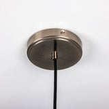 Antique Silver Evanston Brass Pendant Spotlight by Mullan Lighting Canopy