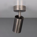 Antique Silver Evanston Single Ceiling Light by Mullan Lighting