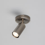 Antique Silver Evanston Single Ceiling Light by Mullan Lighting
