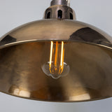 Antique Silver Paris Swan Neck Wall Light By Mullan Lighting Detail View