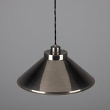Antique Silver Rio Vintage Modern Brass Pendant Light by Mullan Lighting