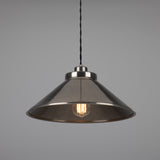 Antique Silver Rio Vintage Modern Brass Pendant Light by Mullan Lighting