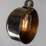 Antique Silver San Jose Adjustable Brass Wall Light by Mullan Lighting Detail View