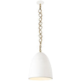 Antique White 14inch Grant Pendant by Alora Lighting
