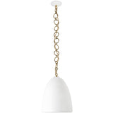 Antique White 14inch Grant Pendant by Alora Lighting