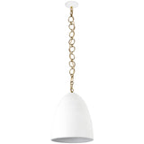 Antique White 14inch Grant Pendant by Alora Lighting