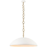 Antique White 28inch Grant Pendant by Alora Lighting