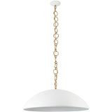 Antique White 28inch Grant Pendant by Alora Lighting