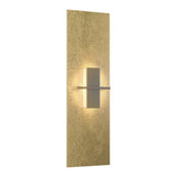 Aperture Vertical Wall Sconce - Modern Brass-Hubbardton Forge White Art Glass