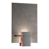 Aperture Wall Sconce in Black, Topaz Glass by Hubbardton Forge