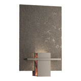 Aperture Wall Sconce in Dark Smoke, Topaz Glass by Hubbardton Forge