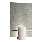 Aperture Wall Sconce in Sterling, Topaz Glass by Hubbardton Forge