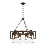 Apothecary Circular Chandelier in Bronze by Hubbardton Forge