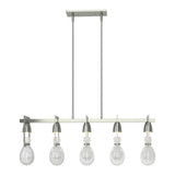 Apothecary Linear Pendant - Sterling-Hubbardton Forge
