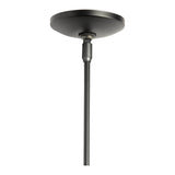 Apparatus Mini Pendant, shown in Dark Smoke, by Hubbardton Forge