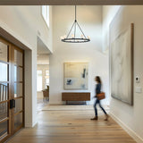 Aragon Chandelier Large Matte Black By Crystorama - Lifestyle View