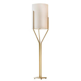 Arborescence Floor Lamp by CVL - X-Large, Brass Polished. The lamp is installed in common rooms such as living room, dining room or entrance