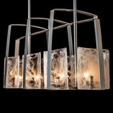 Arc Linear Suspension detail in Sterling, by Hubbardton Forge