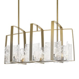 Arc Linear Suspension in Modern Brass by Hubbardton Forge