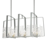 Arc Linear Suspension in Vintage Platinum by Hubbardton Forge